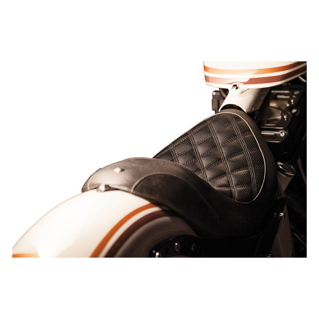 Boss Solo Seat Black For 06-17 Softail With 200mm Tyre NU