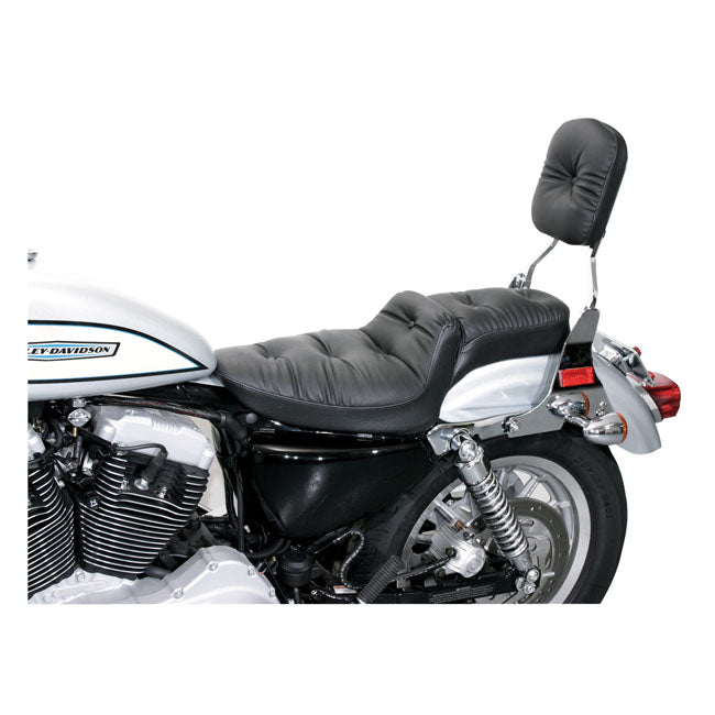 Regal Duke 2-Up Seat Black For 04-21 XL With 2.1 & 3.3 Gallon Tanks