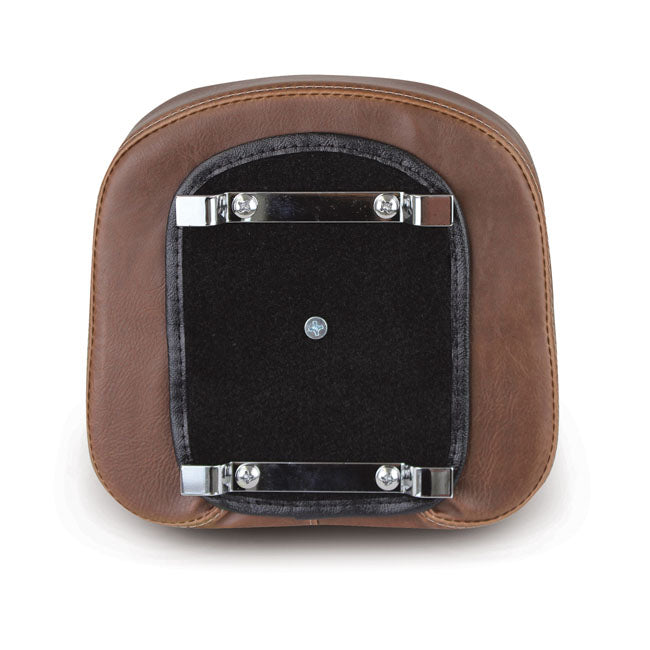 Oem Style Sissy Bar Pad Brown - 9 x 9.5 Inch