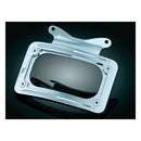 Curved License Plate Mount Chrome