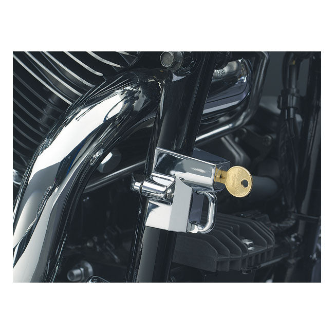 Helmet Lock Chrome For 7/8 Inch To 1-1/4 Inch Tubes