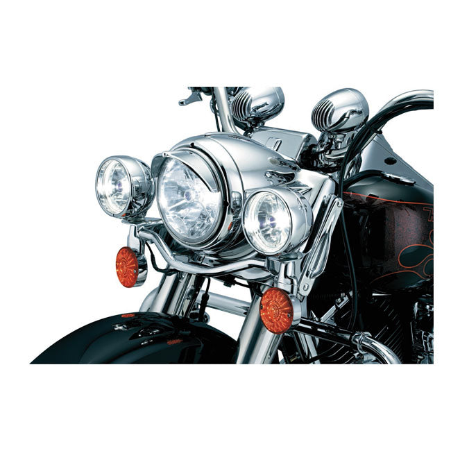 Headlamp Visor Chrome - 7 Inch