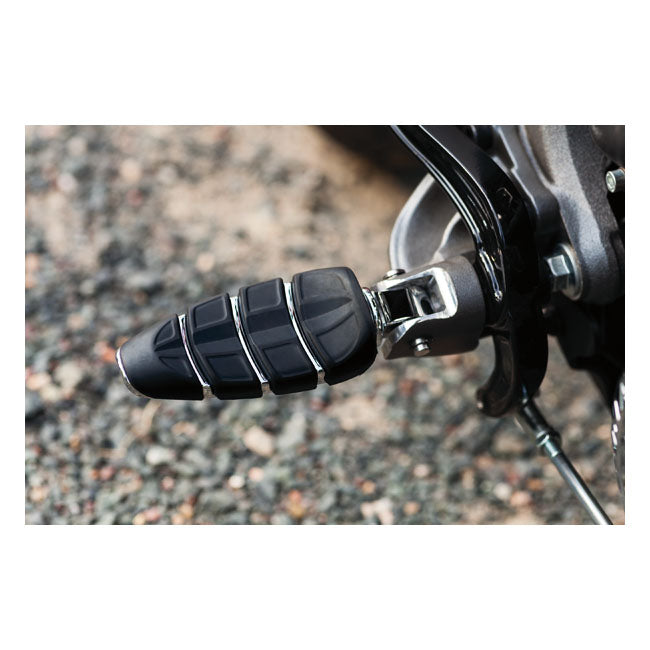 Kinetic Footpegs Chrome