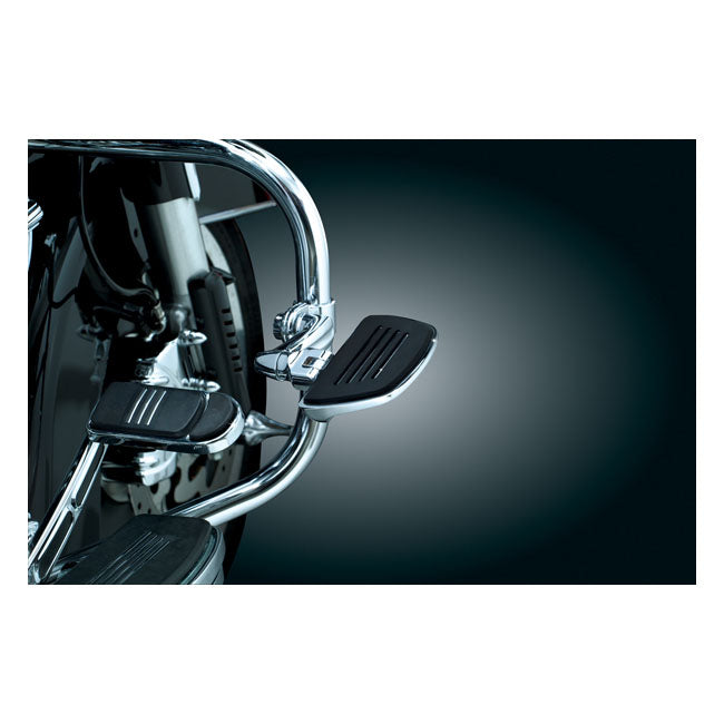 Premium Mini Floorboard Set Chrome For All Traditional H-D Male Mount