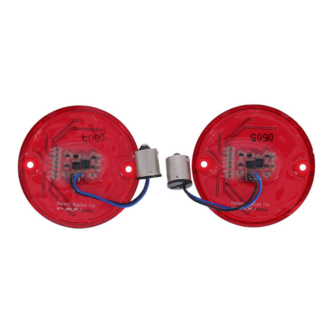 Classic Panacea Turn Signal Insert Red Lens