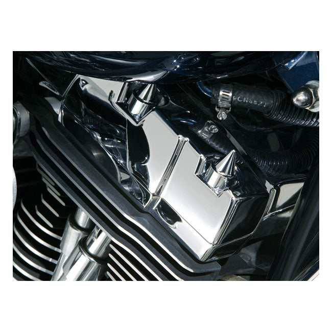 Stiletto Rocker Box Bolt Cover Set Chrome