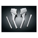 Flt Deluxe Frame Neck Cover Kit Chrome
