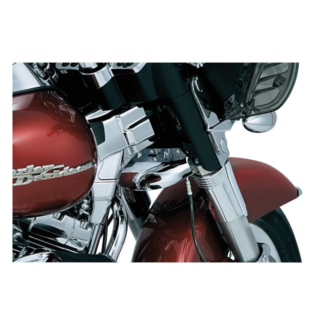 Frame Neck Cover Deluxe Chrome For 95-07 FLT MODELS NU