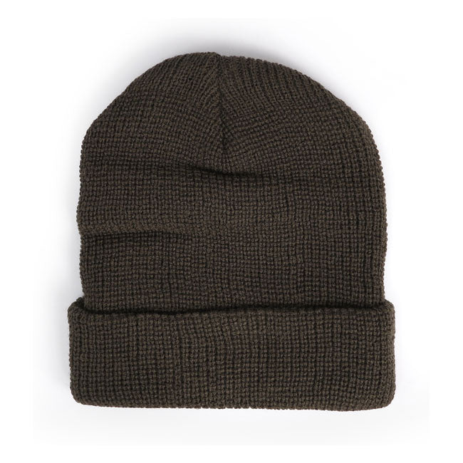 Motorcycle Storehouse Fostex Rough Beanie Green