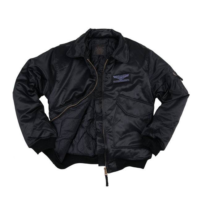 Motorcycle Storehouse Heavy CWU Jacket Black