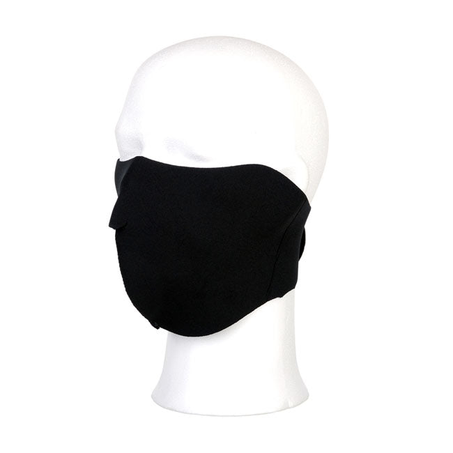 Motorcycle Storehouse Half Face Biker Face Mask Black