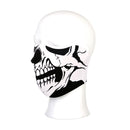 Motorcycle Storehouse Half Face White Skull Face Mask