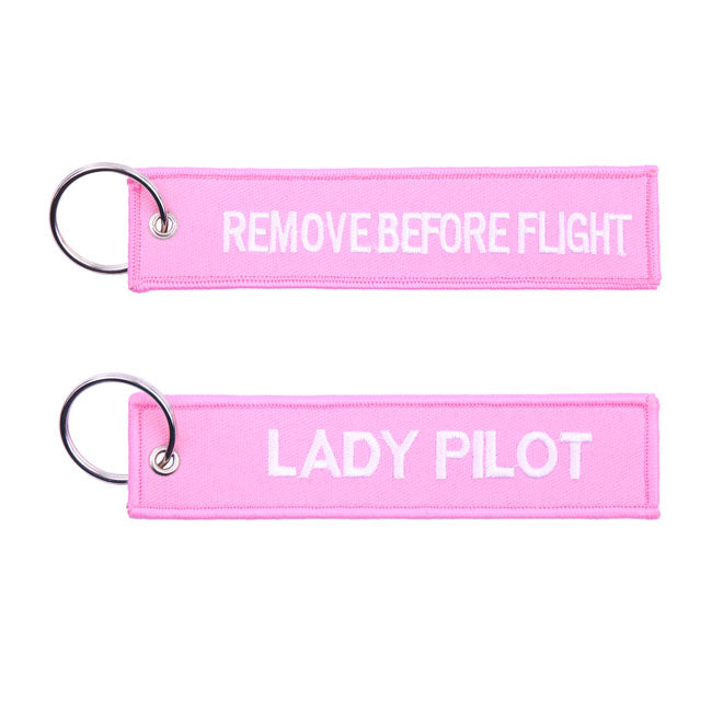 Motorcycle Storehouse RBF & Lady Pilot Keychain