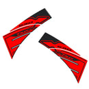 3D Motorcycle Stickers - Tank Sides Red For Yamaha TMAX 530 2012>2016