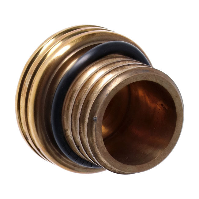 Gas Cap Diamond Polished Brass