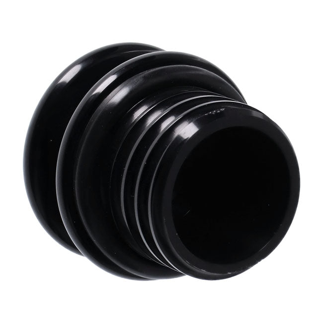 Gas Cap Non-Vented Bombe Black Anodized Aluminium