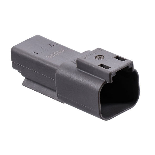 Deutsch Dt Connectors Gray Receptacle 2-Pins