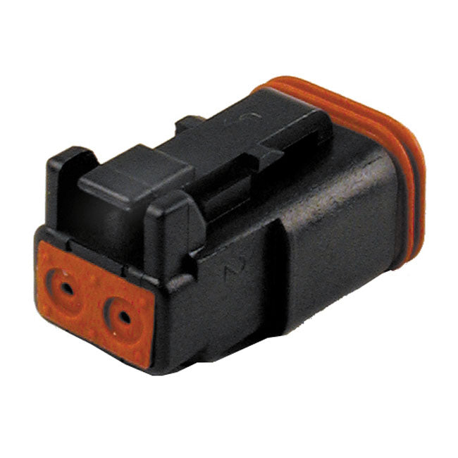 Deutsch Dt Connectors Black Plug Housing 2-Pins