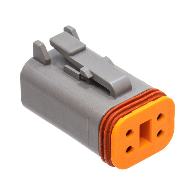 Deutsch Dt Connectors Gray Plug Housing 4-Pins