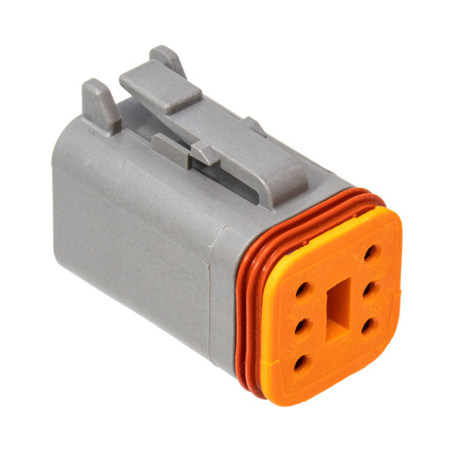 Deutsch Dt Connectors Gray Plug Housing 6-Pins