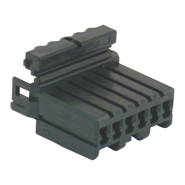 Amp Multilock Connector Black Plug 6-Pins