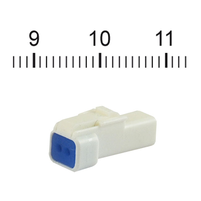 JST Mini Connector White Receptacle 2-Pin