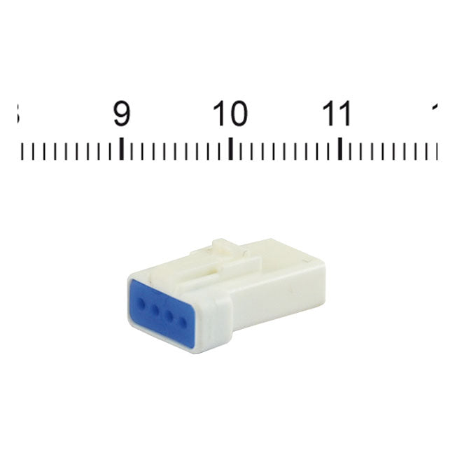 JST Mini Connector White Receptacle 4-Pin