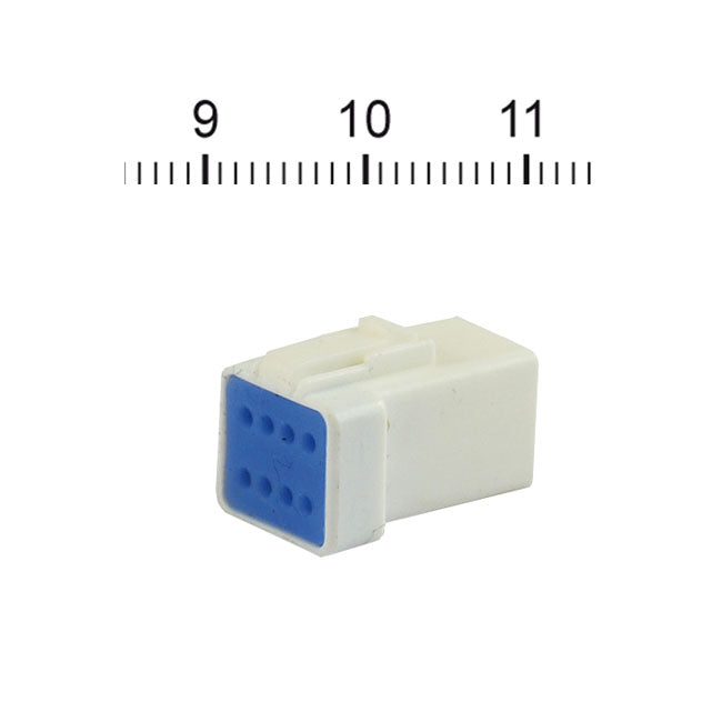 JST Mini Connector White Receptacle 8-Pin