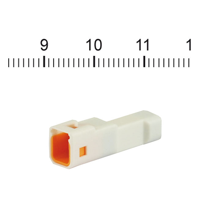 JST Mini Connector White Plug 2-Pin