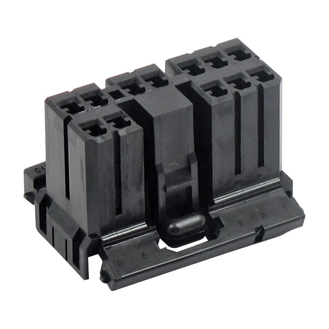 Amp Multilock Connector Black Plug 8-Pins 548398