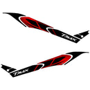 3D Motorcycle Stickers - Tank Sides Black Yamaha TMAX 560 2020>2021