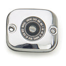 Cover H/B Master Cyl Chrome Sight Glas For 96-05 Softail