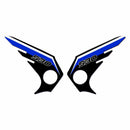3D Motorcycle Stickers Tank Sides Black Yamaha TMAX 530 2017>2019