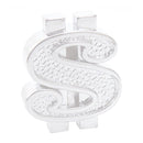 Valve Stem Caps Dollar Chrome