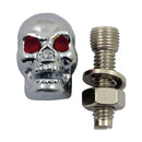 License Plate Mounts Skull Chrome For Universal
