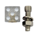 License Plate Mounts Dice Clear Glitter For Universal