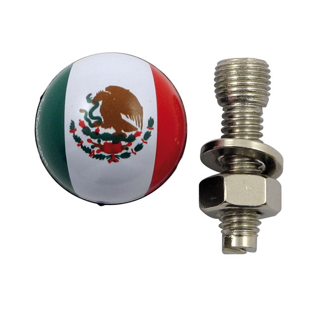 License Plate Mounts Mexico Flag