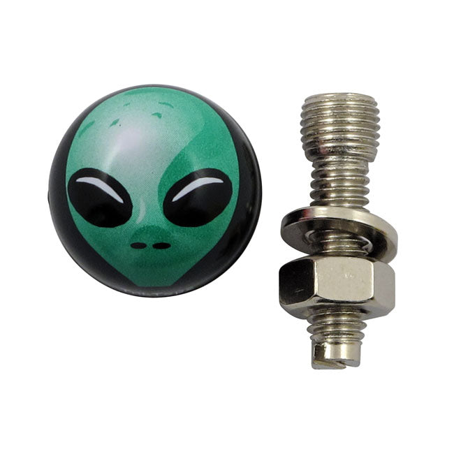 License Plate Mounts Alien Green