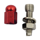 License Plate Mounts Alloy Twotone Hex Domed 556007