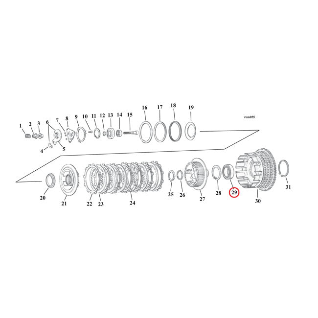 Ball Bearing Clutch Hub For 91-21 XL