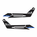 3D Motorcycle Stickers - Tank Sides Black For Yamaha TMAX 530 2017-19