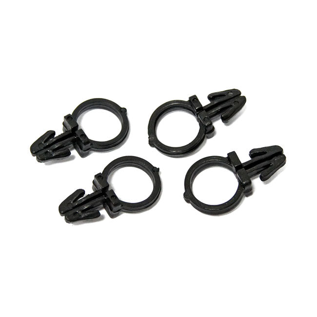 Black Handlebar Wire Clips 556871