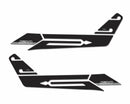 3D Motorcycle Stickers - Tank Sides Black For Yamaha TMAX 530 2017>2019