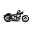 Speedster Short Swept Exhaust Chrome For 07-11 Softail (NU)