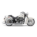 Bad Hombre Duals Exhaust With Fishtail Tips For 12-17 Softail Excl. 13-17 FXSB Breakout