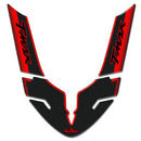 3D Motorcycle Stickers - Front Fender Carbon Look Yamaha TMAX 530 2012