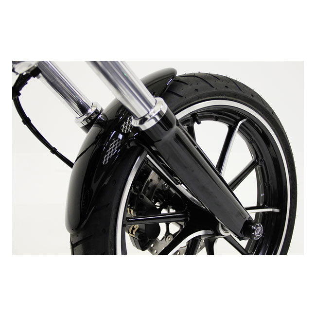 Custom V2 Front Fender Gloss Black For 13-17 FXSB Breakout NU