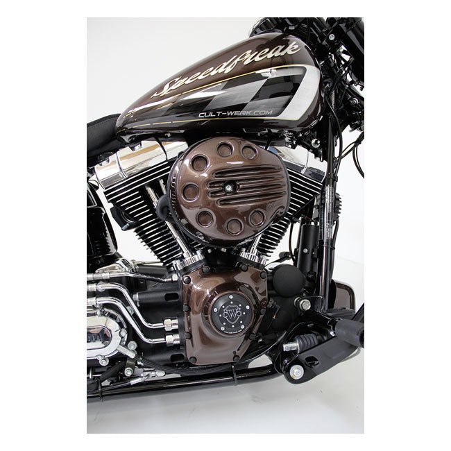 Slotted Air Cleaner Cover Gloss Black For 13-17 FXSB Breakout NU
