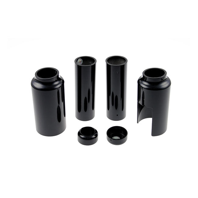 6 Pieces Fork Tube Cover Kit Gloss Black Inc Hardwares For 13-17 FXSB Breakout NU