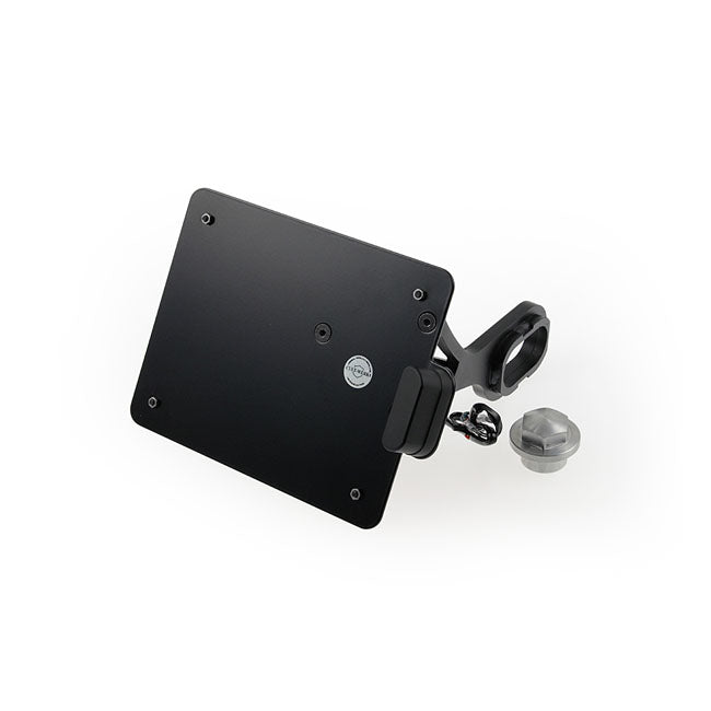 Side Mount License Plate Bracket Black Austria For 13-17 FXSB Breakout NU